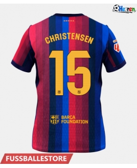 Günstige Barcelona Andreas Christensen #15 Heimtrikot 2026-27 Kurzarm